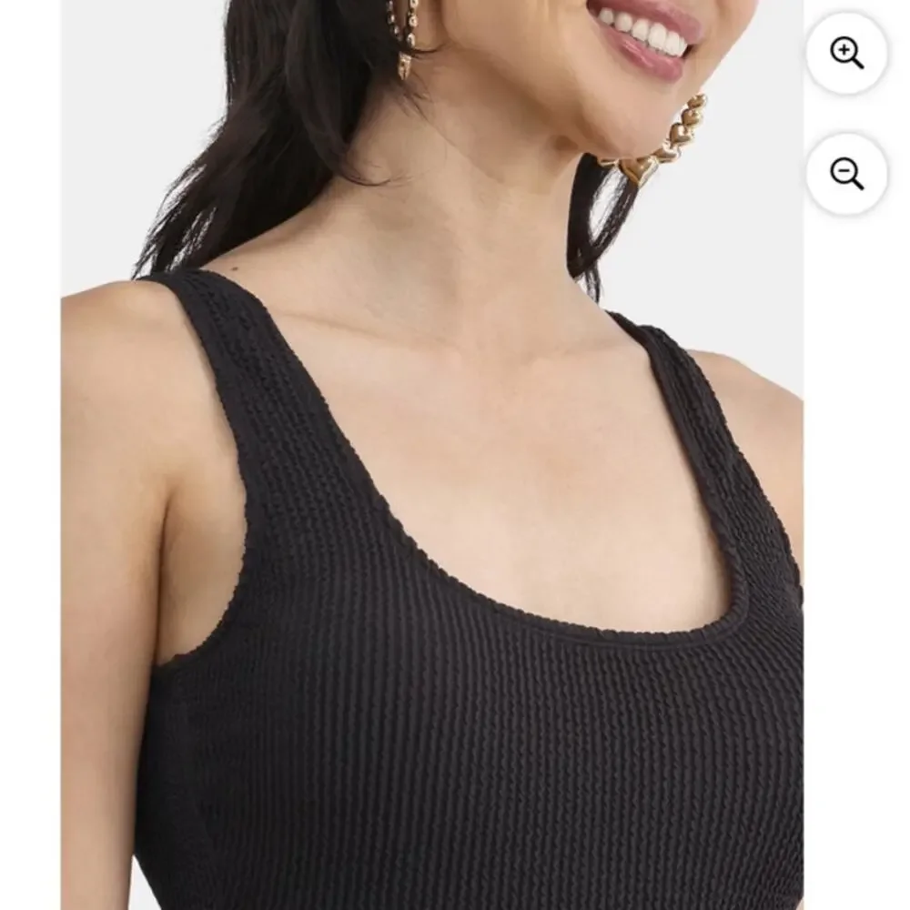 No Boundaries Women's Herringbone Crinkle One‎ Piece Swimsuit, Size XXS -  NWT